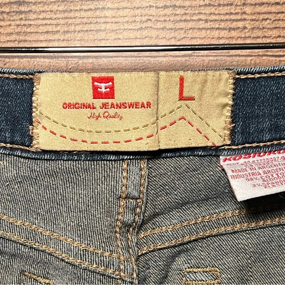🌻 Kosiuko Jeans Women's size L Boot Cut RARE Vintage Argentina - Picture 8 of 9